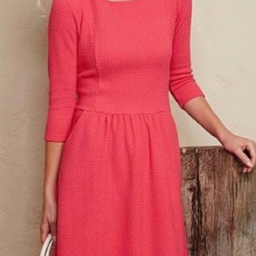 Matilda Jane Coral Virginia textured dress.